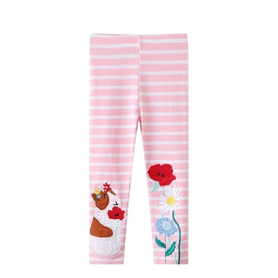 Κορίτσια Μονόκερος Κολάν Παιδικό Rainbow Print Κολάν Βαμβακερό Stretch Παντελόνι Παντελόνι Νήπια Slim μακρύ παντελόνι Άνετο πάτο