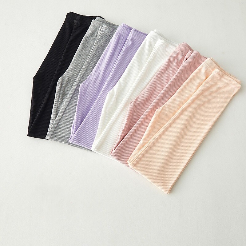 Detské legíny z modálnej bavlny, úzke nohavice pre dievčatá vo veku 2-11 rokov, jednofarebné, skinny, z modalu a strečovej bavlny