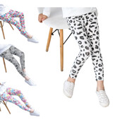 Colanți pentru fete de 3-10 ani pentru copii Pantaloni elastici până la gleznă Colanți subțiri Colanți moale, confortabili, imprimați, Pantaloni pentru copii