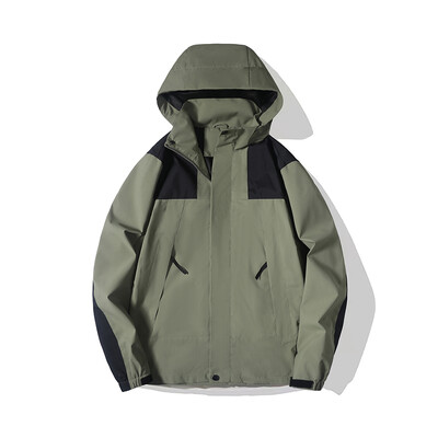 YJKVUR Unisex kempingová turistická bunda pre ženy, jesenná nadrozmerná outdoorová športová bunda, horolezecká trekkingová vetrovka, cestovná nepremokavá