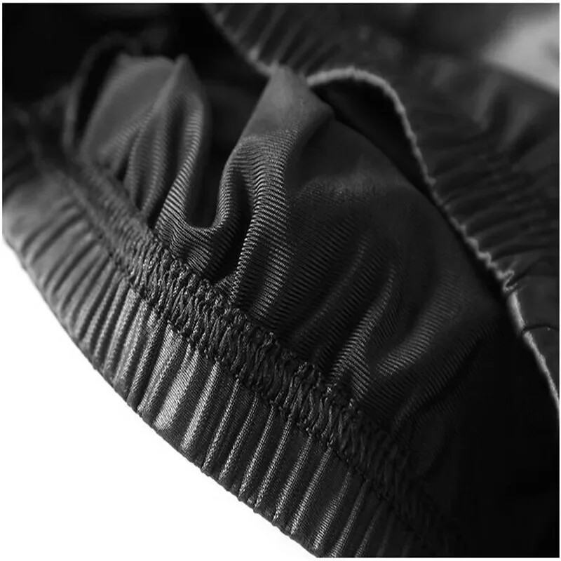 Άνοιξη Φθινόπωρο Παιδικά Παντελόνια Κορίτσια PU Δερμάτινο Μολύβι Παντελόνι Παιδιά Skinny Μαύρο Απομίμηση Δερμάτινο Κολάν Κοριτσίστικα Παντελόνια