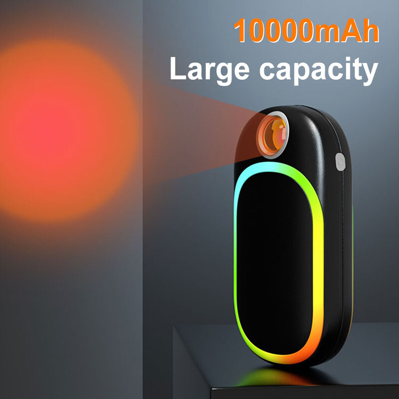 Încălzitor de mână în aer liber reîncărcabil cu USB 10000mAh 12 Timp maxim de încălzire Încălzitoare de mâini Power Bank Cadou cald de Crăciun pentru bărbați, femei, copii