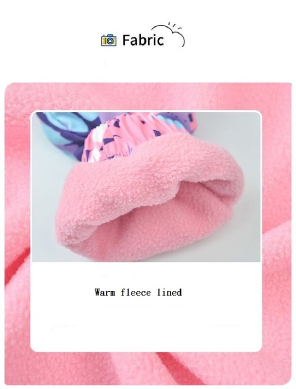 Dievčenské nepremokavé fleecové bundy s potlačou a kapucňou na zips, turistické bundy pre školákov, vetrovka, detské tepláky, topy 3-14 rokov