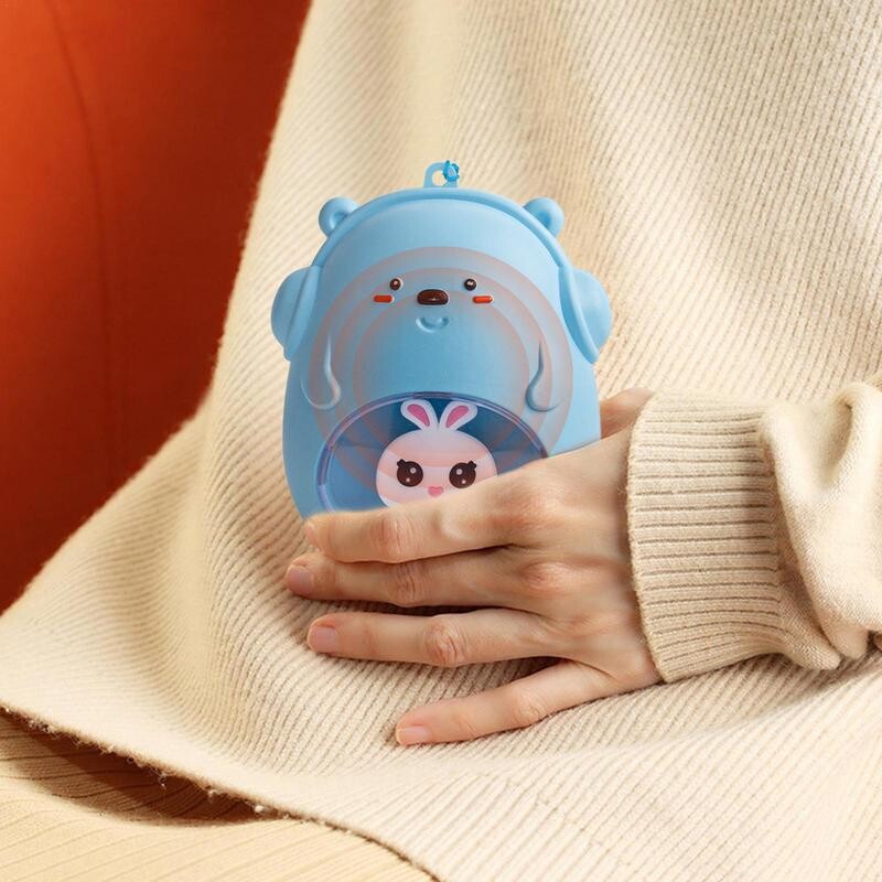 Ohrievač rúk v tvare kresleného medveďa, prenosný okamžitý ohrievací pad, zahrieva sa v zime, elektrický ohrievač rúk do vonkajšieho sporáka