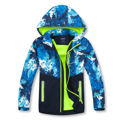 Dievčenský chlapčenský kabát, odnímateľná čiapka, jesenná zimná vrchná bielizeň, vetrovka, nepremokavý kabát, detská bunda s kapucňou pre chlapcov