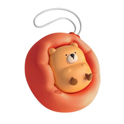 Prenosný ohrievač rúk s kresleným medveďom, nabíjací poklad, roztomilý vreckový ohrievač rúk s 2 úrovňami teploty, zimné potreby