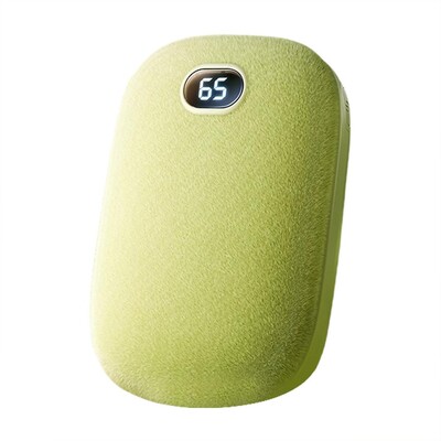 Încălzitor de mâini portabil Afișaj de temperatură Încălzitor de mâini moale Încălzitor de mâini reîncărcabil 2-în-1 Accesorii de iarnă pentru golf