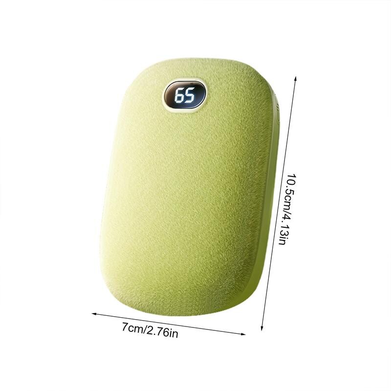 Încălzitor de mâini portabil Afișaj de temperatură Încălzitor de mâini moale Încălzitor de mâini reîncărcabil 2-în-1 Accesorii de iarnă pentru golf