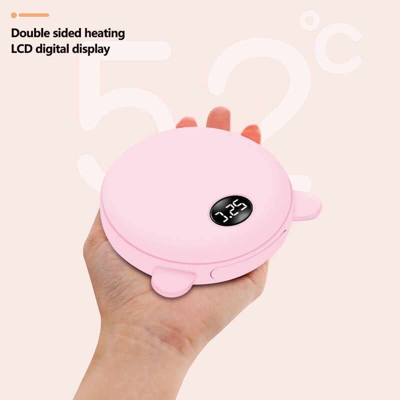 Újratölthető kézmelegítők, 5200Mah elektromos hordozható zsebmelegítő/Power Bank, szabadtéri sportokhoz Nagyszerű ajándékok hölgyeknek