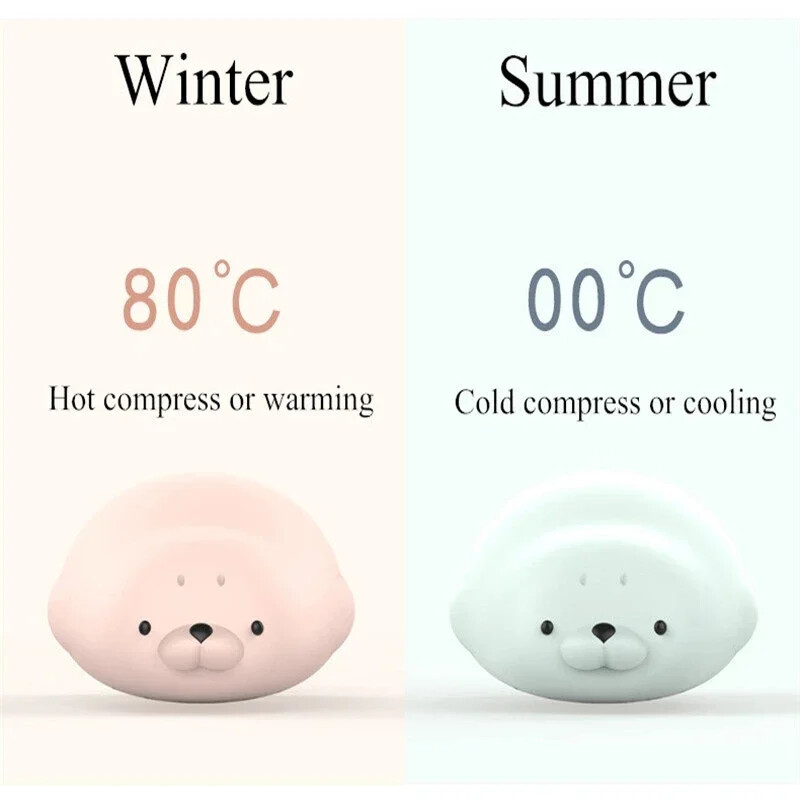 Vrecko na horúcu vodu 450ml Prenosné roztomilé kreslené ruky Teplé silikónové tesnenie Mini fľaše na horúcu vodu pre dievčatá Vrecko na ruku a nohy Vrecká na horúcu vodu