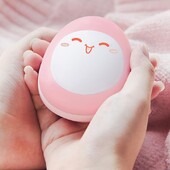 2022 Mini încălzitor electric portabil pentru mâini, animal drăguț din desene animate, reîncărcabil prin USB, 4000 mAh, încărcător, încălzitor de iarnă de buzunar