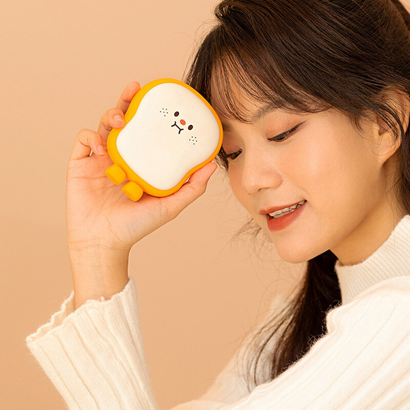 Prenosný ohrievač rúk na hrianky s USB nabíjaním, poklad, ohrievač rúk dva v jednom, nový roztomilý kancelársky študentský prenosný mini ohrievač rúk, darček