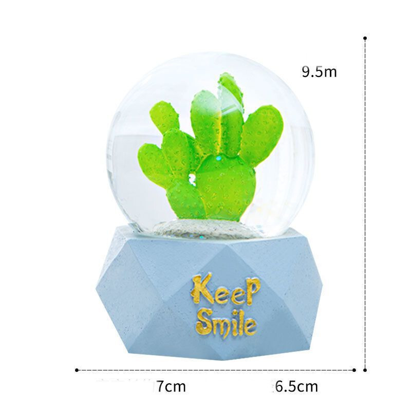 Dekorácia na stôl, rozloženie mini sukulentnej aloe vera kaktusovej živice, krištáľovej gule, výrobca veľkoobchodu