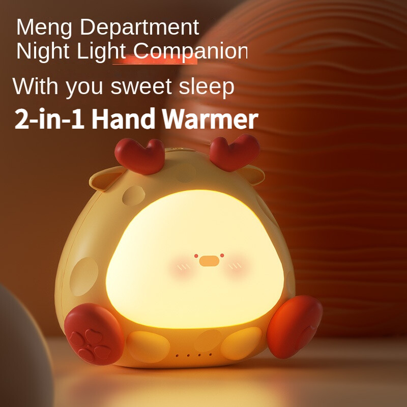 Nový ohrievač rúk pre domáce zvieratá, prenosný kreslený teplý ohrievač rúk pre bábätká, USB 2 v 1 elektrický ohrievač rúk, powerbanka, zimné darčeky