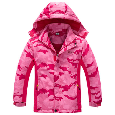 Μεταγλωττισμένο Μακρύ Χειμερινό Παλτό για Παιδιά Αγόρια Κοριτσίστικα Μπουφάν Παλτό Χοντρό Παιδικό Ζεστό Εξωτερικό Ενδύματα Χιονοστιβάδα με κουκούλα Ρούχα Αλεξίπτωτα