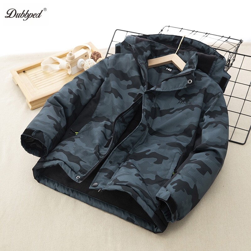 Μεταγλωττισμένο Μακρύ Χειμερινό Παλτό για Παιδιά Αγόρια Κοριτσίστικα Μπουφάν Παλτό Χοντρό Παιδικό Ζεστό Εξωτερικό Ενδύματα Χιονοστιβάδα με κουκούλα Ρούχα Αλεξίπτωτα