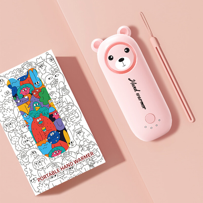 Roztomilý ohrievač rúk Power Bank, nabíjateľný prenosný USB ohrievač rúk, mini elektrický ohrievač rúk, detské narodeninové vianočné darčeky