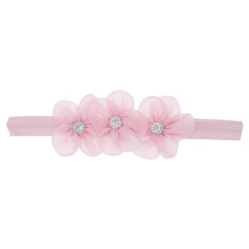 2019 New Baby Three Little Flowers and Diamond Hair Band για Παιδικά Κορίτσια Χαριτωμένα φωτογραφικά κορδέλες και αξεσουάρ μαλλιών