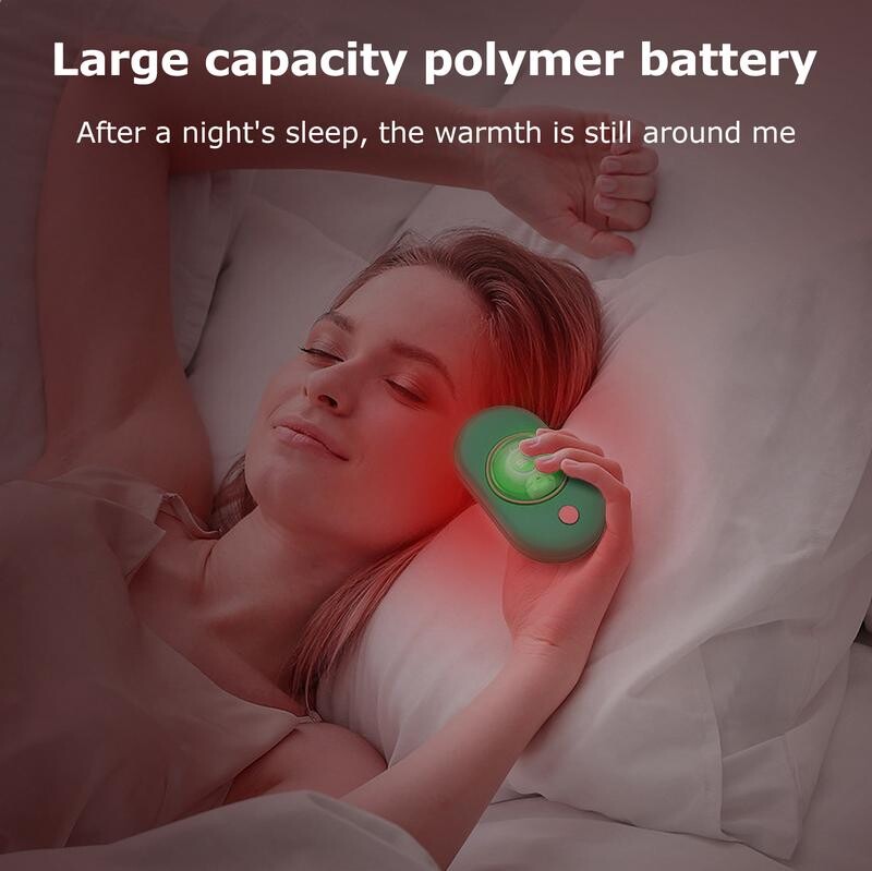 500 mAh žieminis elektrinis rankų šildytuvas, nešiojamas animacinių filmų Spaceman kišeninis rankų šildytuvas, 2 šildymo lygis, reguliuojamas greitas šildymas