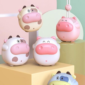 Cute Pig Cow Hand Warner Quick Heating Mini USB επαναφορτιζόμενη ηλεκτρική θερμάστρα χεριών Pocket Cartoon Winter Hand Warmer Night Light