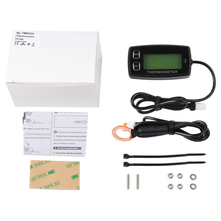 Termometru digital TM003A -20+300 Senzor motociclete ATV PT10 0 Termometru