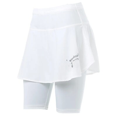 Vasaras jauni divdaļīgi ilūzijas šorti Sieviešu sporta svārku odere Antiekspozīcijas rīta skriešanai Fitness Quick Dry Jogas bikses