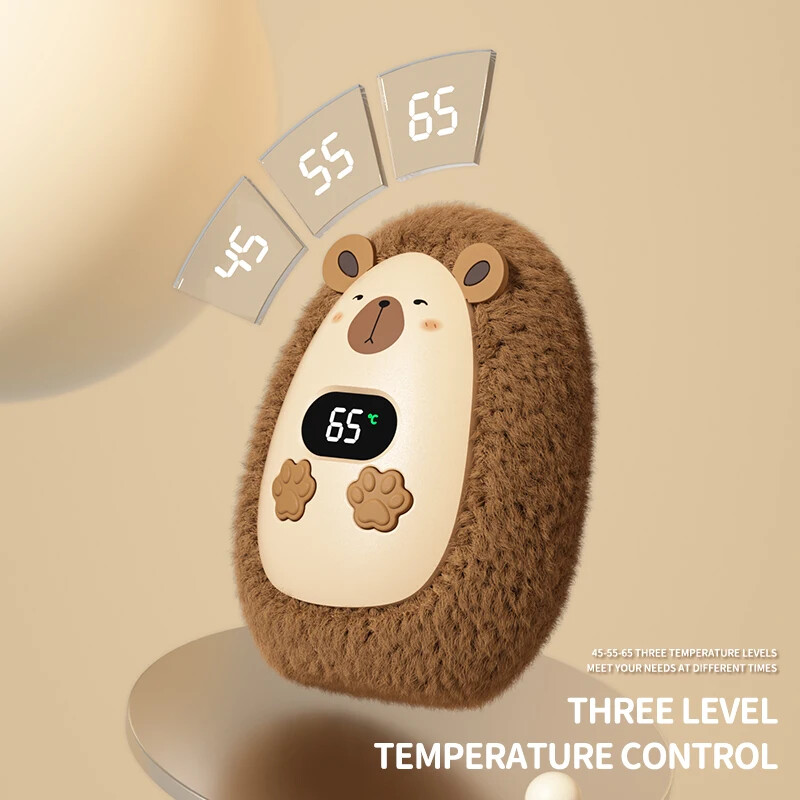 2024 m. Naujas Animacinis Išmanusis Pliušinis Rankų Šildytuvas Mini Nešiojamas Šiltų Rankų Elektrinis Šildytuvas Lauko Šildytuvai Įkraunami šildytuvai Šildymas