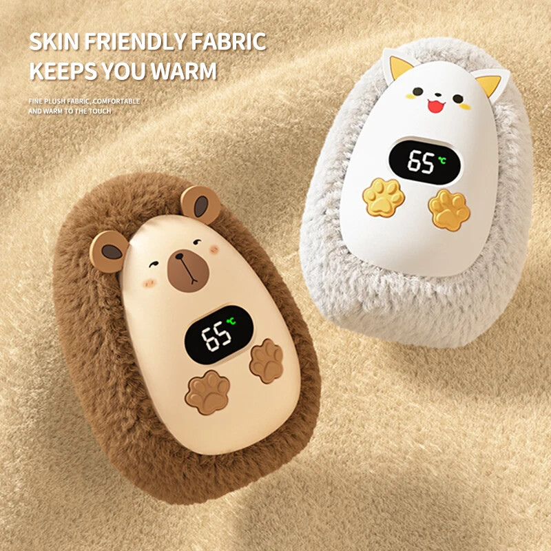 2024 m. Naujas Animacinis Išmanusis Pliušinis Rankų Šildytuvas Mini Nešiojamas Šiltų Rankų Elektrinis Šildytuvas Lauko Šildytuvai Įkraunami šildytuvai Šildymas