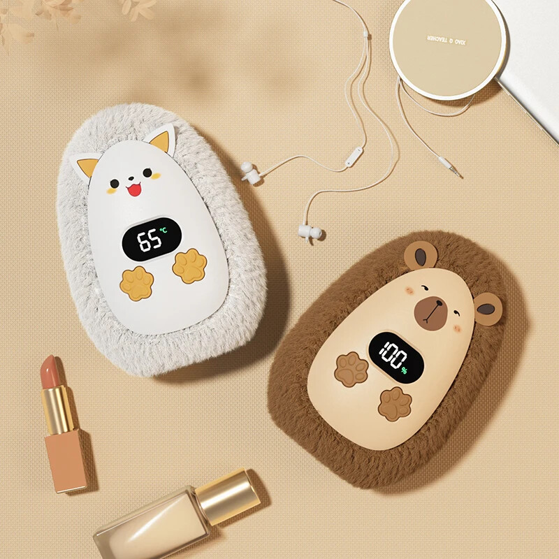 2024 m. Naujas Animacinis Išmanusis Pliušinis Rankų Šildytuvas Mini Nešiojamas Šiltų Rankų Elektrinis Šildytuvas Lauko Šildytuvai Įkraunami šildytuvai Šildymas