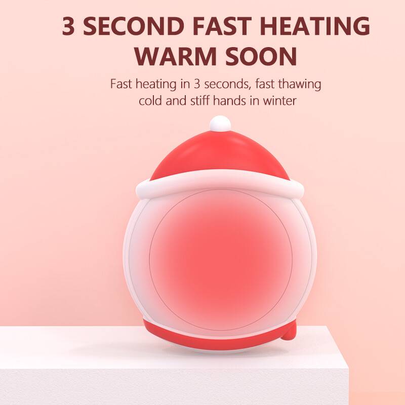 Naujas žieminis augintinio skaitmeninis ekranas rankų šildytuvas USB savaime įkaistantis mielas dirželis mini animacinis filmukas kūdikių šildytuvas Kalėdų dovana