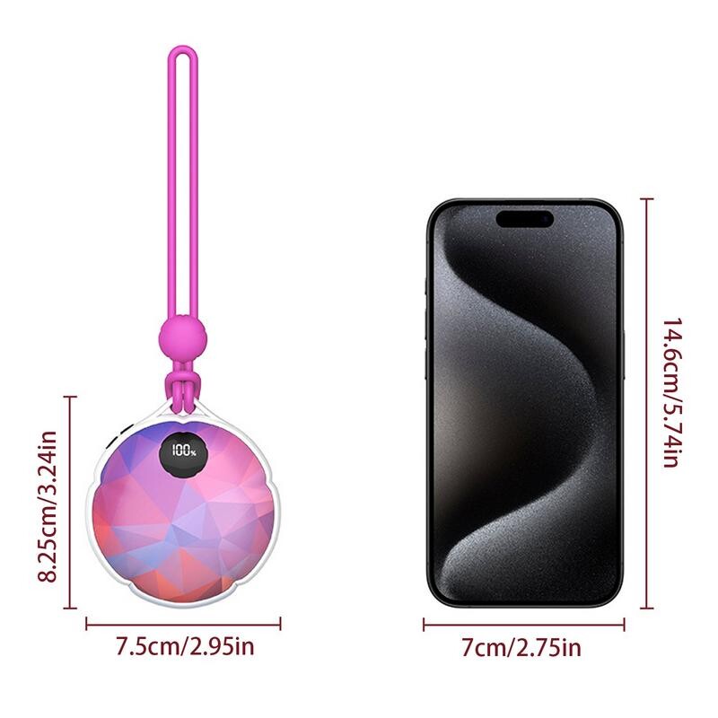 Daugkartiniai rankų šildytuvai Rankų šildytuvai Elektriniai įkraunami rankų šildytuvai su 3 šilumos nustatymais, skirti medžioklei, stovyklavimui, golfui, moterims, vyrams