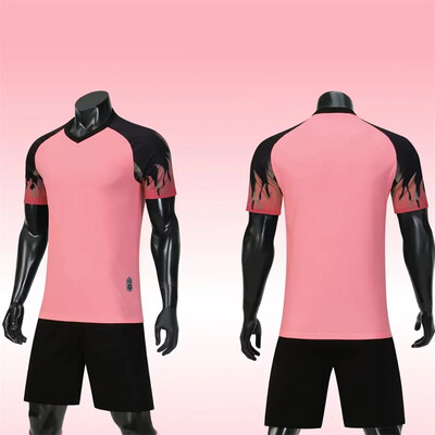 Futbol Nogometni dresovi za dječji trening Trenirke Nogometna sportska odjeća za odrasle Prilagođeni logotip Brzo sušeći kompleti prozračnih majica kratkih rukava