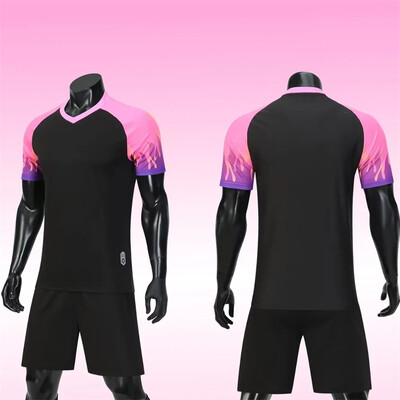 Futbol Nogometni dresovi za dječji trening Trenirke Nogometna sportska odjeća za odrasle Prilagođeni logotip Brzo sušeći kompleti prozračnih majica kratkih rukava