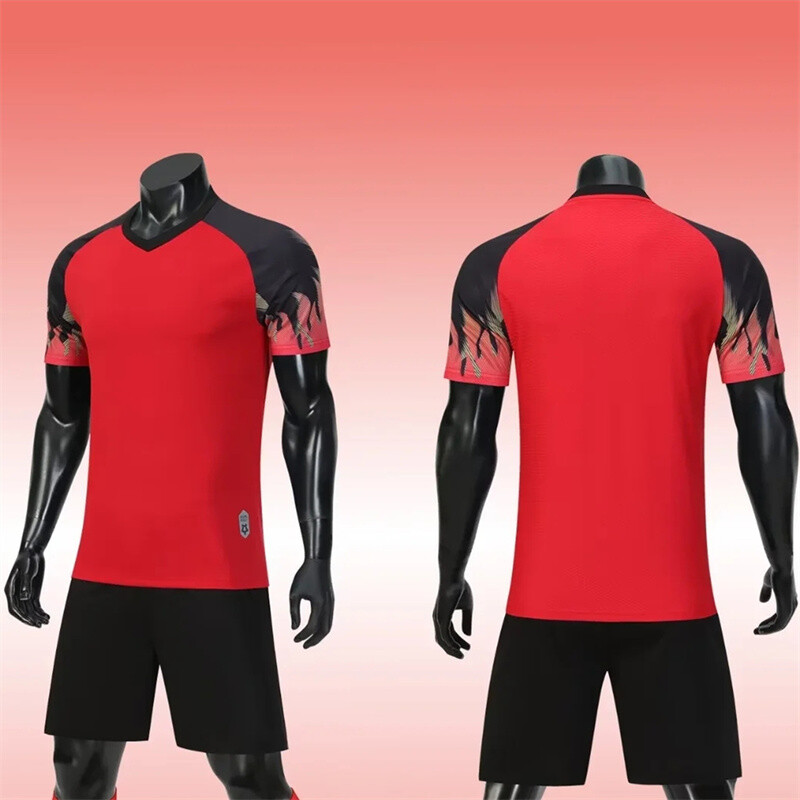 Futbol Nogometni dresovi za dječji trening Trenirke Nogometna sportska odjeća za odrasle Prilagođeni logotip Brzo sušeći kompleti prozračnih majica kratkih rukava