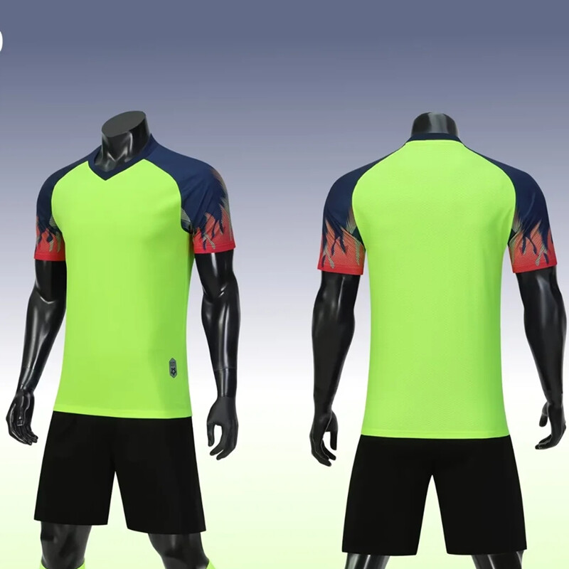 Futbol Nogometni dresovi za dječji trening Trenirke Nogometna sportska odjeća za odrasle Prilagođeni logotip Brzo sušeći kompleti prozračnih majica kratkih rukava
