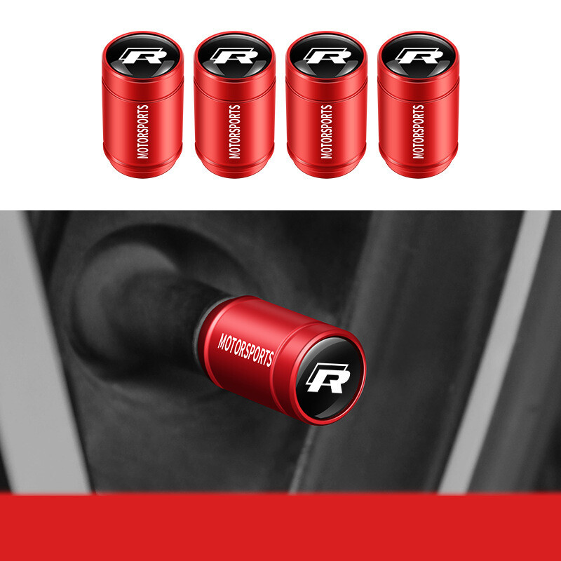 Κατάλληλο για νέο Sagitar Passat CC Bora Tour Ang Ling Du Tiguan l ελαστικό αυτοκινήτου 4 τμχ πυρήνα βαλβίδας καπάκι βαλβίδας