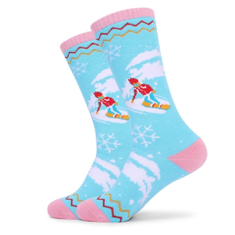 M89D Pohodlné lyžiarske ponožky pre deti a chlapcov, zimné teplé snehové ponožky, lyžovanie, snowboarding, korčuľovanie, ponožky na outdoorové aktivity