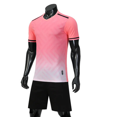 Zēniem un meitenēm 2024. gada vasaras futbola treniņu formastērpu komplekts, jauns futbola krekls ar īsām piedurknēm