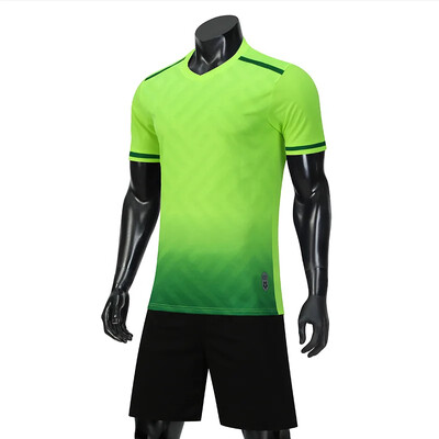 Zēniem un meitenēm 2024. gada vasaras futbola treniņu formastērpu komplekts, jauns futbola krekls ar īsām piedurknēm