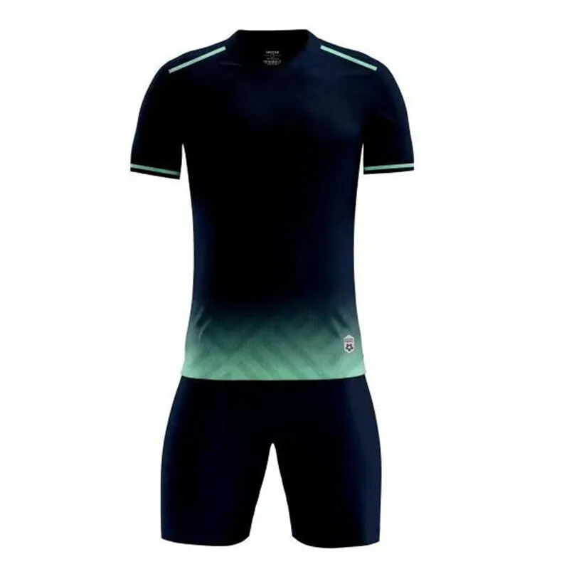 Zēniem un meitenēm 2024. gada vasaras futbola treniņu formastērpu komplekts, jauns futbola krekls ar īsām piedurknēm