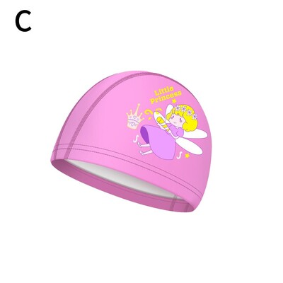 Dječje PU kape za plivanje Slatki print Zanimljivi uzorci Vodootporna zaštita za uši Univerzalne kape za plivanje za dječake i djevojčice