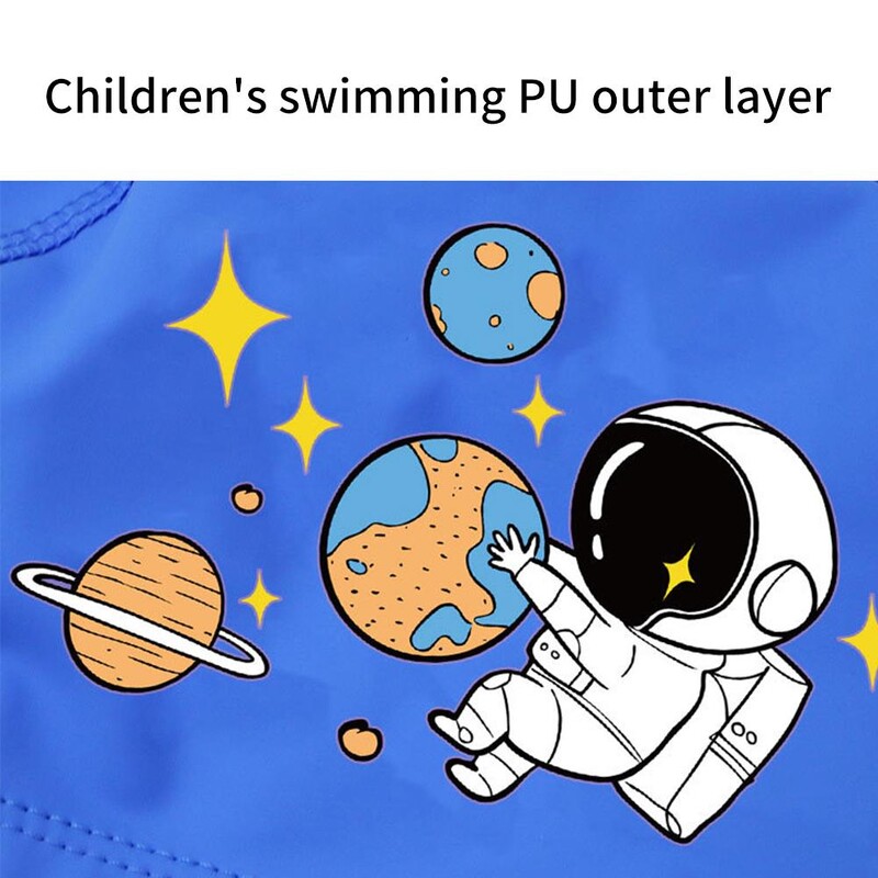 Dječje PU kape za plivanje Slatki print Zanimljivi uzorci Vodootporna zaštita za uši Univerzalne kape za plivanje za dječake i djevojčice