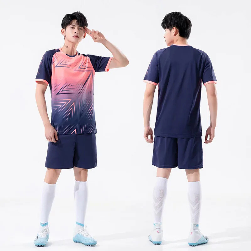 Detský futbalový oblek s potlačou gradientovej farby, rýchloschnúci športový dres pre mládež, tréningová uniforma
