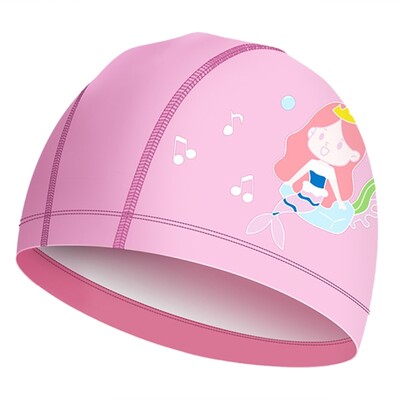 Dječje kape za plivanje za dugu kosu PU tkanina za plivanje za djevojčice i dječake, djeca, tinejdžeri, pletenice s kovrčavom kosom, vodootporna kapa za plivanje iz crtića