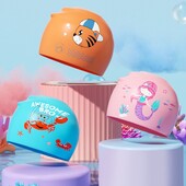 Silikónová plavecká čiapka chráni uši, dlhé vlasy, vodotesné sprchové čiapky, ultra tenké detské kúpacie čiapky, plavecké turbany, plavecké doplnky