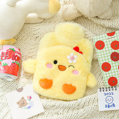 Nové kreslené králičie teplé vrecko z PVC hrubého vrecka na horúcu vodu, roztomilé plyšové bruško, teplá voda, teplá ruka, poklad