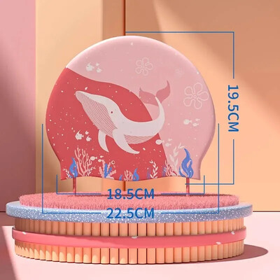 Vodootporna silikonska dječja kapa za plivanje Slatki crtani dizajn kita za dječake Djevojčice Udobna izdržljiva kapa za plivanje