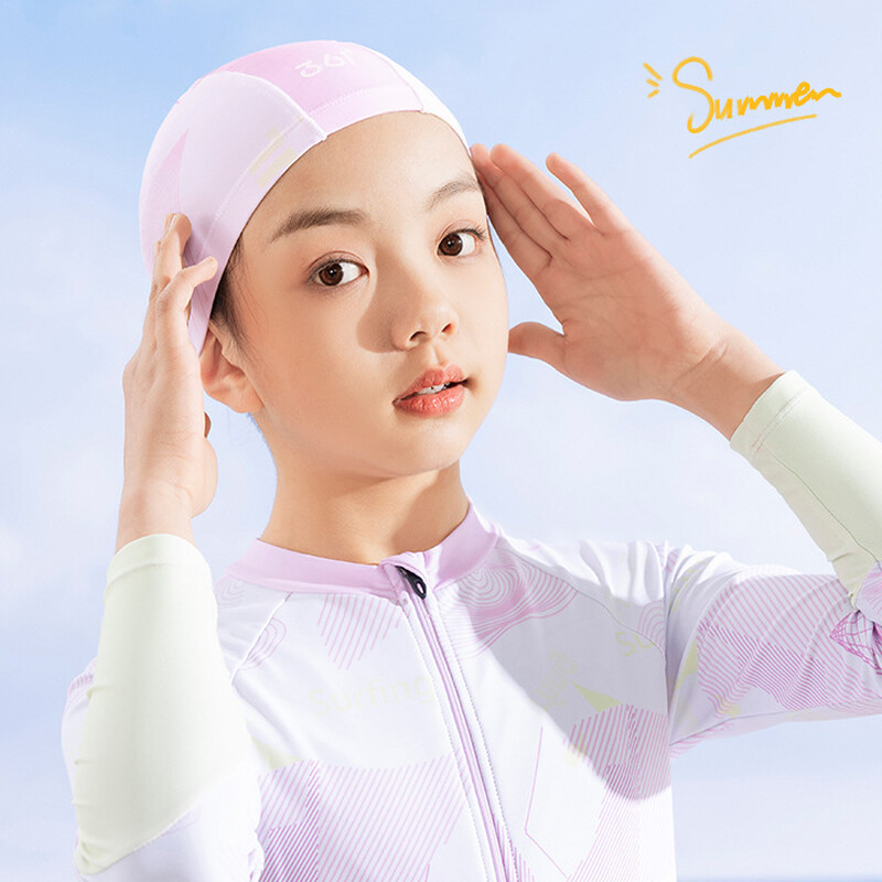 Dječja kapa za plivanje Dječja elastična tkanina Bazen Sportovi na vodi Zaštita uši Šešir Šeširi za kupanje Kape Dječaci Djevojčice