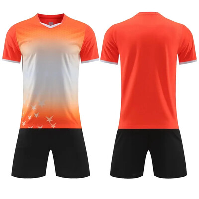 Detský futbalový dres, maskáčový priedušný, súťažný tréningový futbalový dres, tímová uniforma