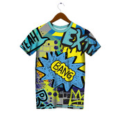 Hip Hop Street T-shirt Ανδρικό 3D Graffiti print Κοντό μανίκι Fashion Personality Ανδρικό T-shirt με στρογγυλή λαιμόκοψη Αθλητικά ρούχα γρήγορου στεγνώματος